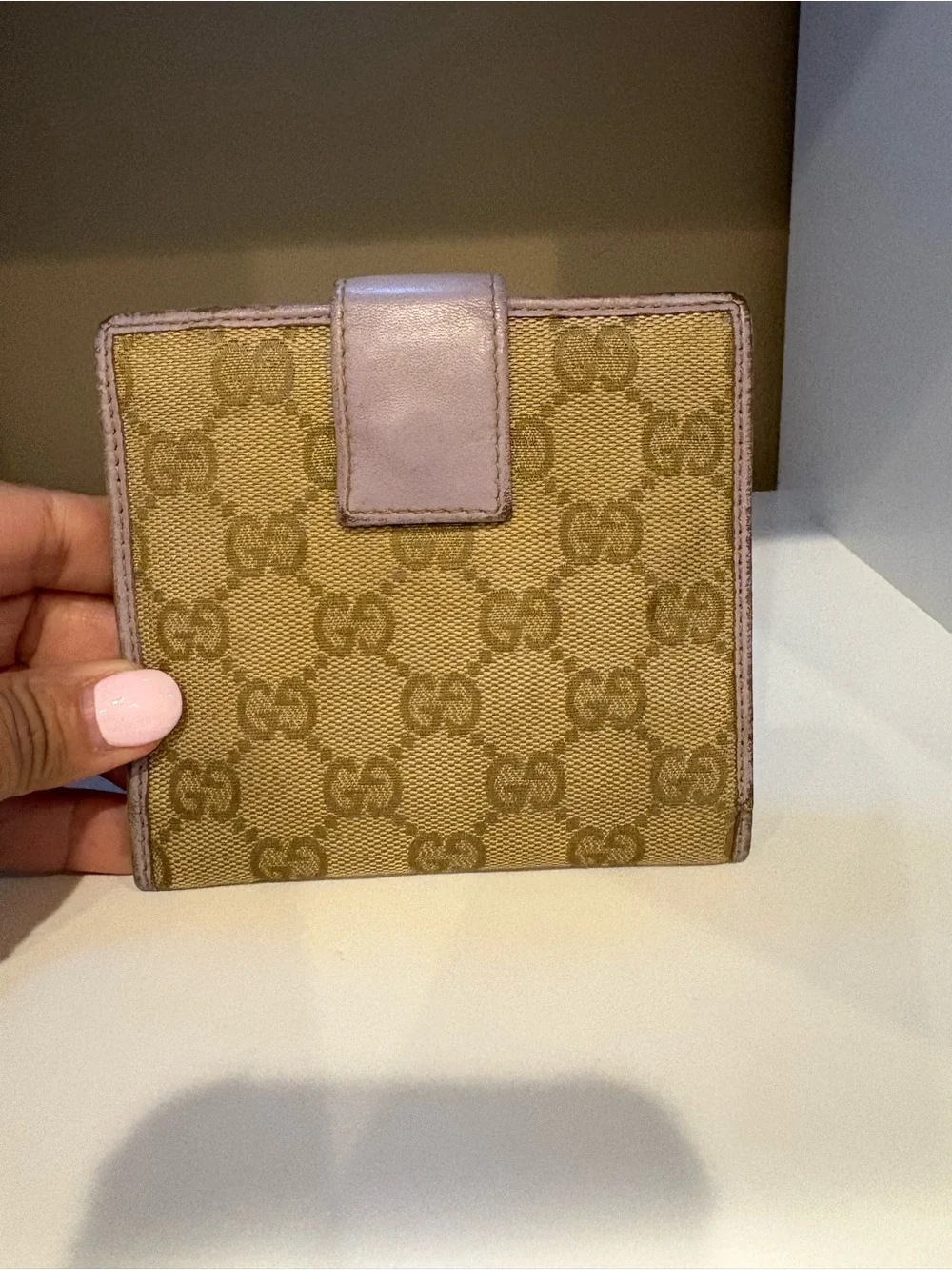 Vintage Gucci GG Canvas Wallet